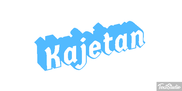 Kajetan Efekt tekstowy