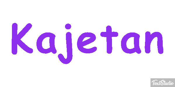 Kajetan Efekt tekstowy