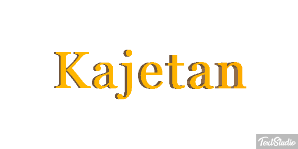 Kajetan Efekt tekstowy
