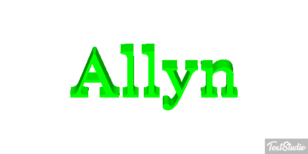 Allyn Efekt tekstowy