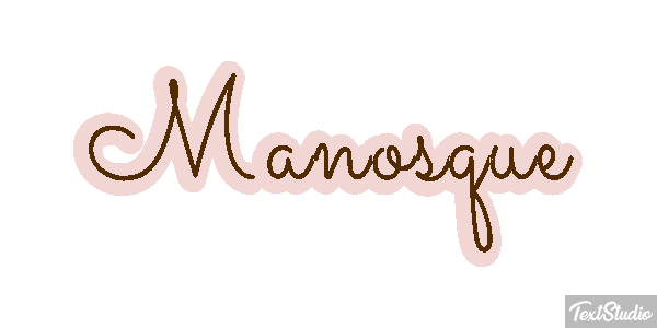 Manosque Efekt tekstowy