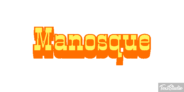 Manosque Efekt tekstowy