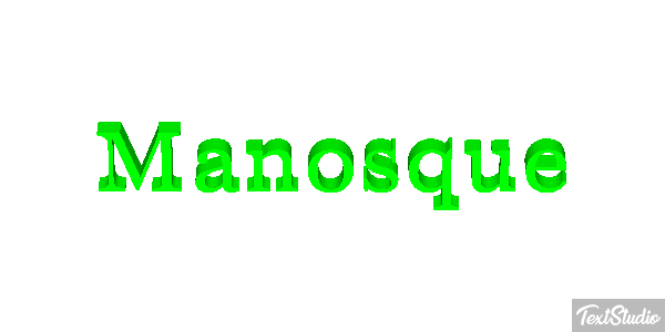 Manosque Efekt tekstowy