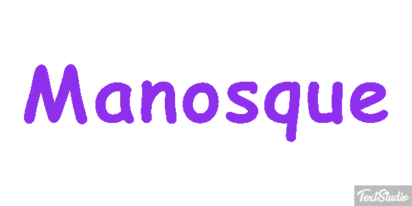 Manosque Efekt tekstowy