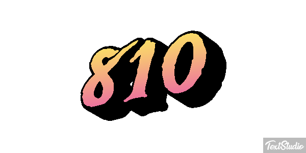 810 Efeito do texto