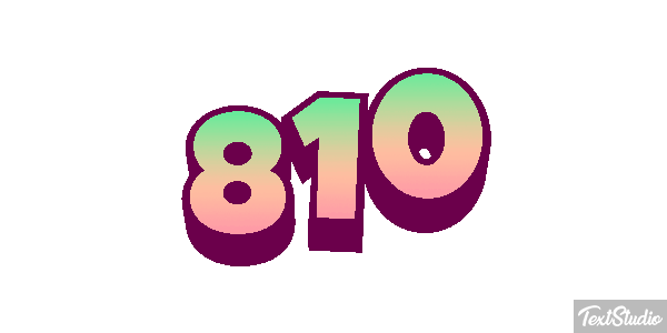 810 Efeito do texto