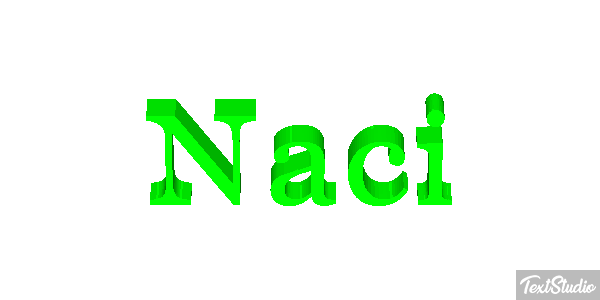 Naci Effetto testo