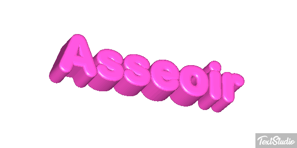 Asseoir Effet de texte