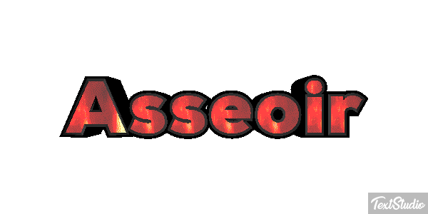 Asseoir Effet de texte