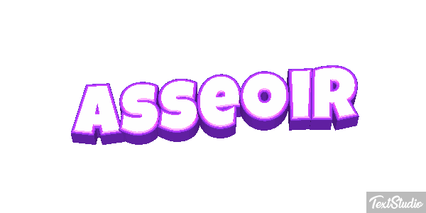 Asseoir Effet de texte