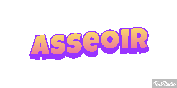 Asseoir Effet de texte