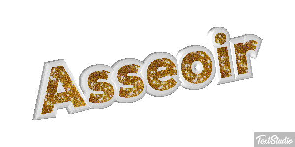 Asseoir Effet de texte