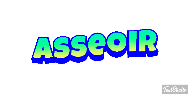 Asseoir Effet de texte
