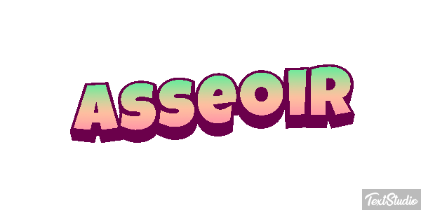 Asseoir Effet de texte