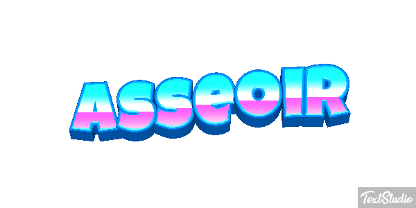 Asseoir Effet de texte