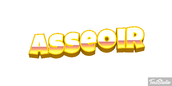 Asseoir Effet de texte