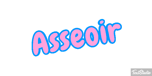 Asseoir Effet de texte