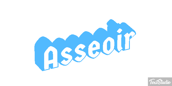 Asseoir Effet de texte