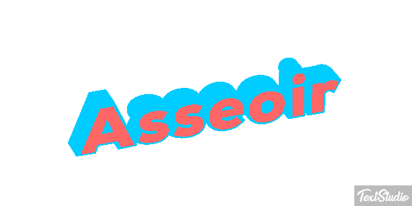 Asseoir Effet de texte