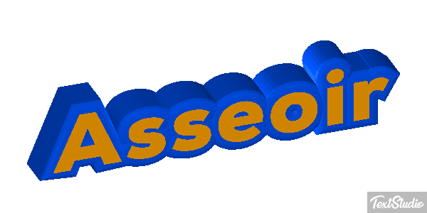 Asseoir Effet de texte