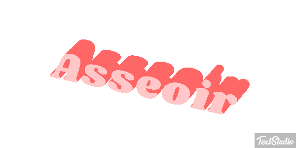 Asseoir Effet de texte