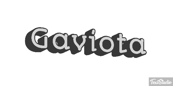 Gaviota Effetto testo