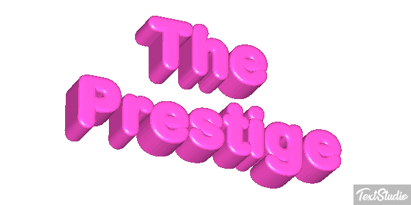 The Prestige Efekt tekstowy