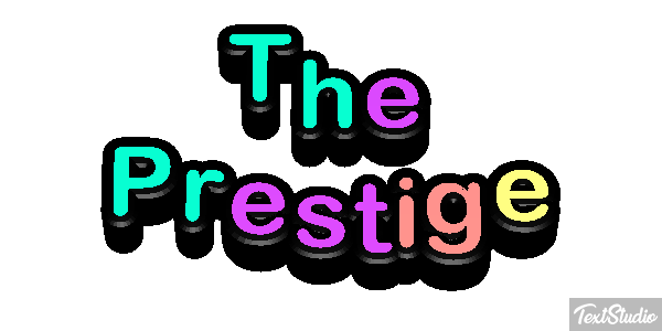 The Prestige Efekt tekstowy
