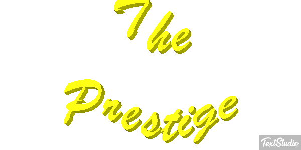 The Prestige Efekt tekstowy