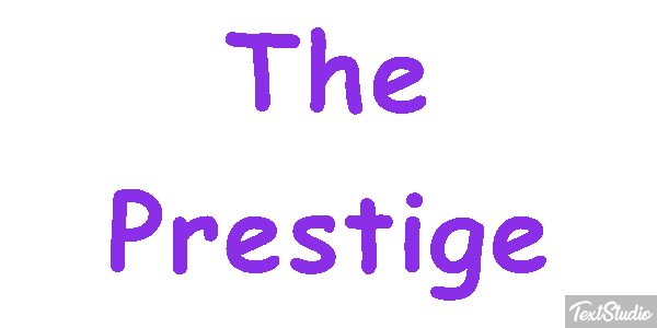 The Prestige Efekt tekstowy