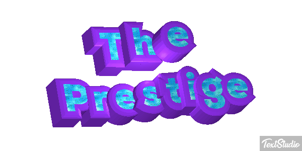 The Prestige Efekt tekstowy