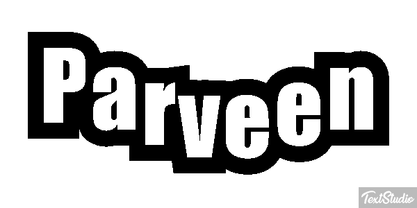 Parveen Texteffekt