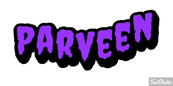 Parveen Texteffekt