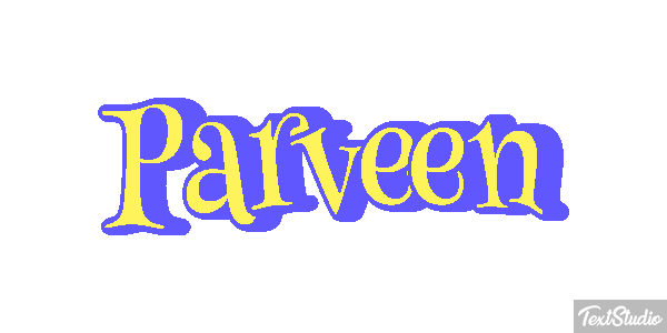 Parveen Texteffekt