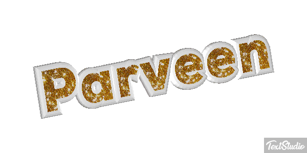 Parveen Texteffekt