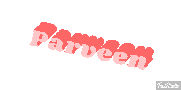 Parveen Texteffekt