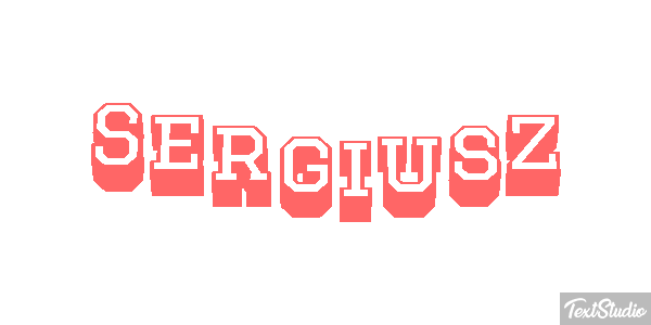 Sergiusz Effetto testo