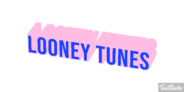 Looney Tunes テキスト効果
