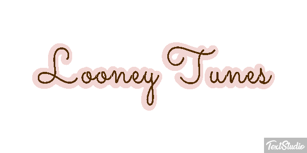 Looney Tunes テキスト効果