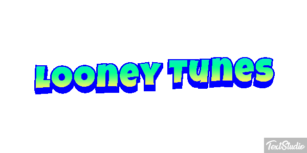 Looney Tunes テキスト効果