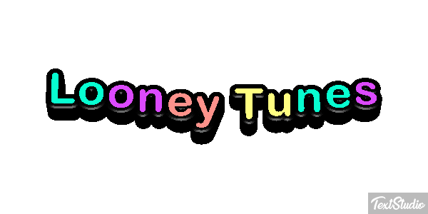 Looney Tunes テキスト効果