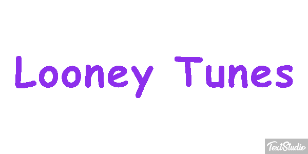 Looney Tunes テキスト効果