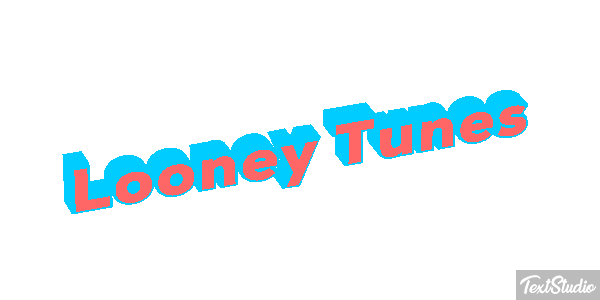 Looney Tunes テキスト効果
