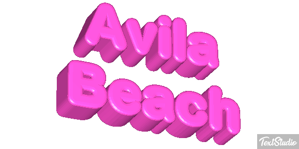 Avila Beach Effetto testo