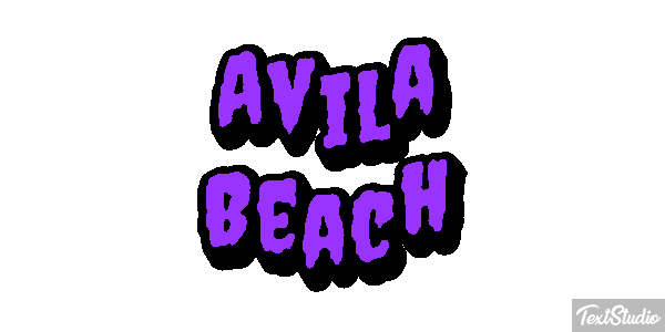 Avila Beach Effetto testo
