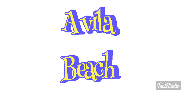 Avila Beach Effetto testo