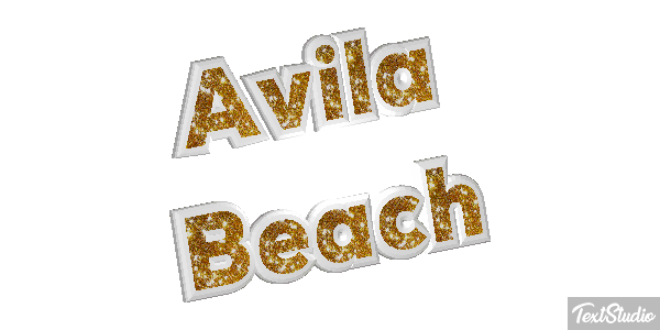 Avila Beach Effetto testo