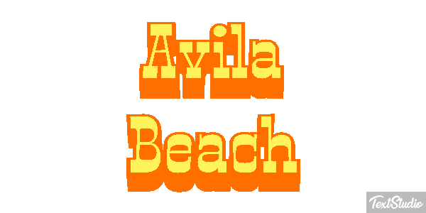 Avila Beach Effetto testo