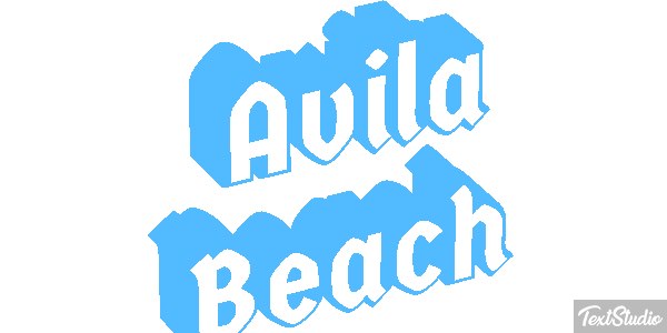 Avila Beach Effetto testo