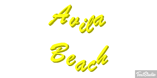 Avila Beach Effetto testo